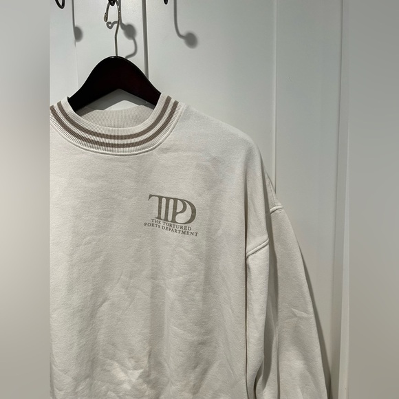 Taylor Swift Tortured Poets Department Crewneck Sweater- Medium - Picture 3 of 5
